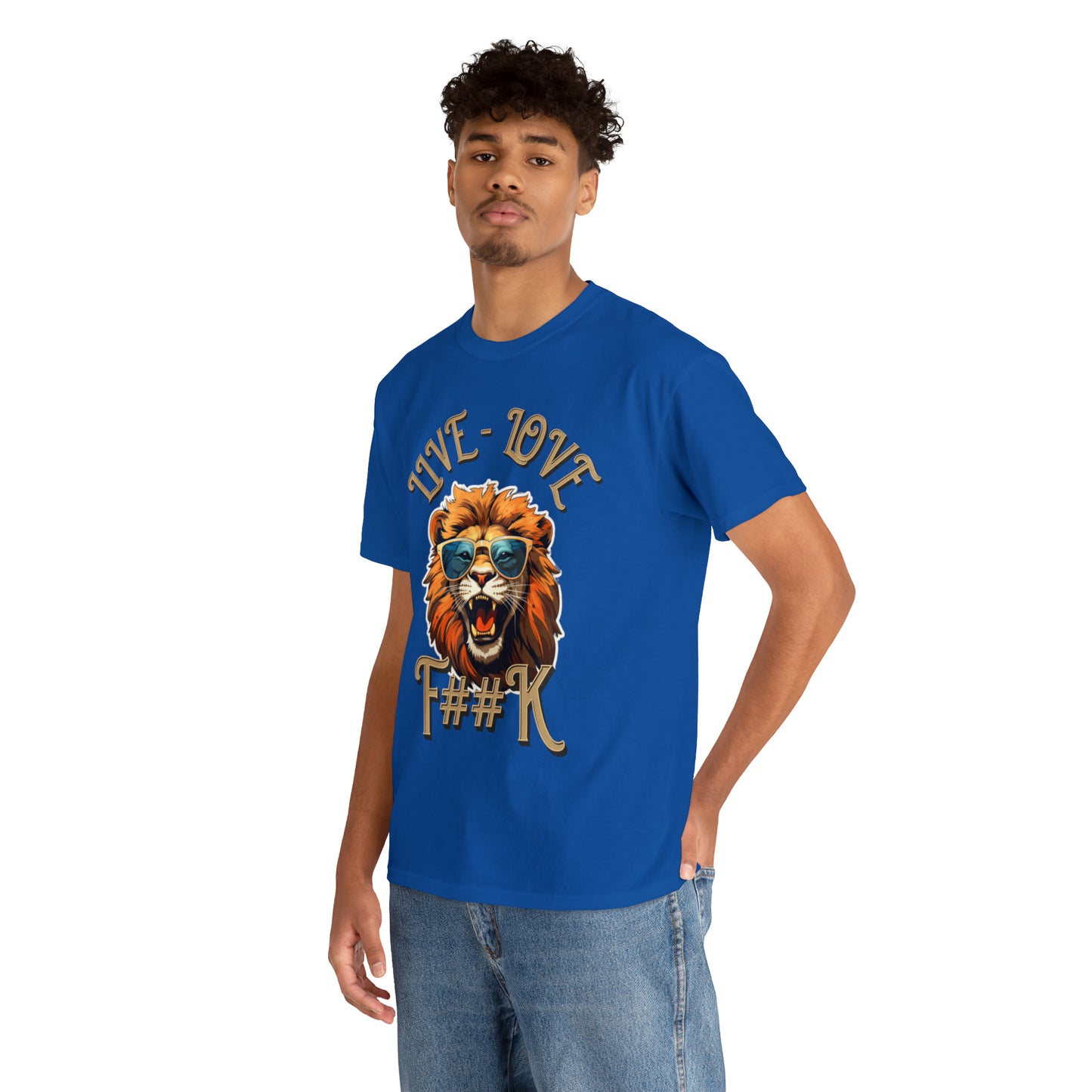 Unisex Lion Heavy Cotton Tee