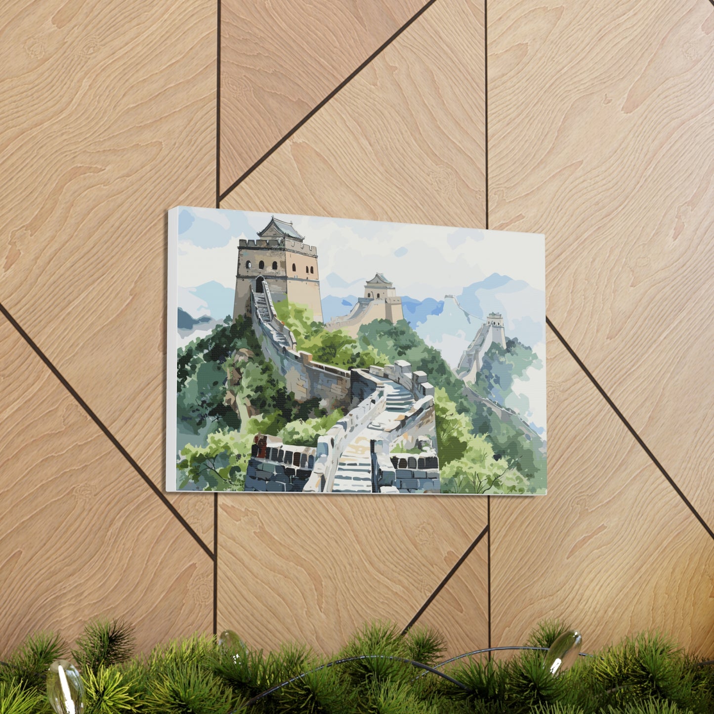 Great Wall Of China, canvas wrap