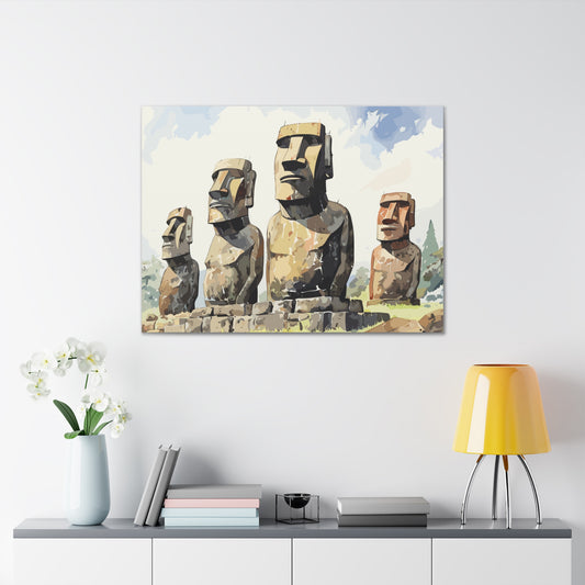 Easter Island, Canvas Gallery Wraps