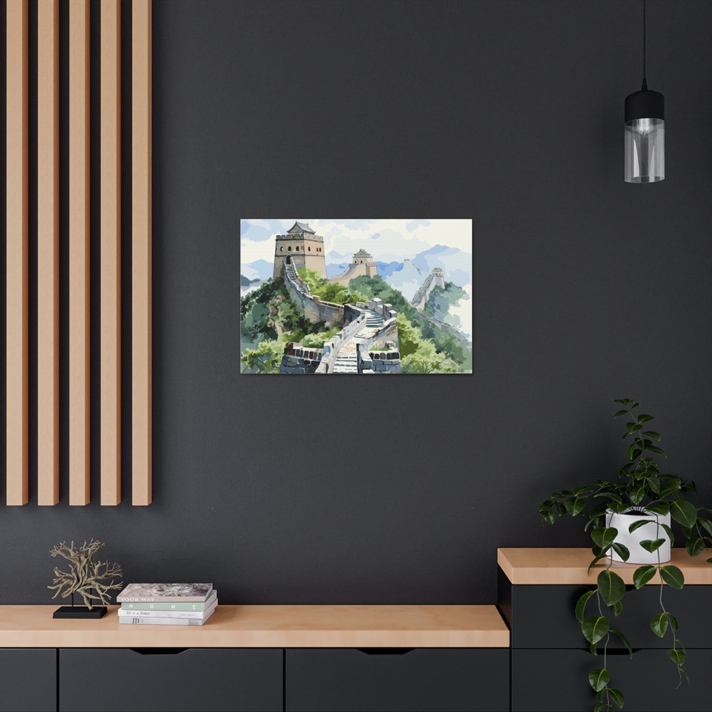 Great Wall Of China, canvas wrap