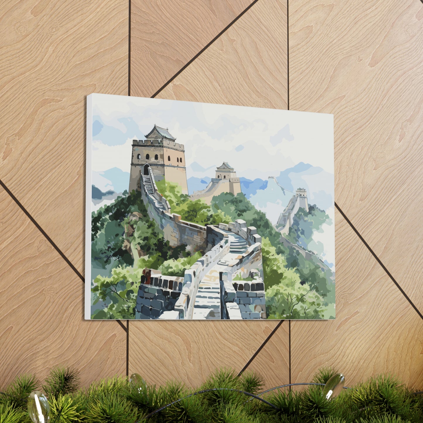 Great Wall Of China, canvas wrap