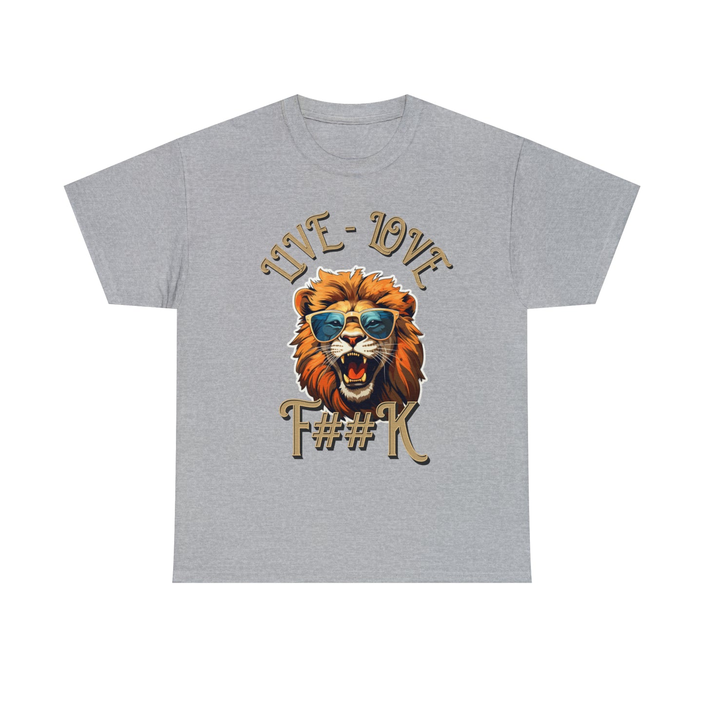 Unisex Lion Heavy Cotton Tee