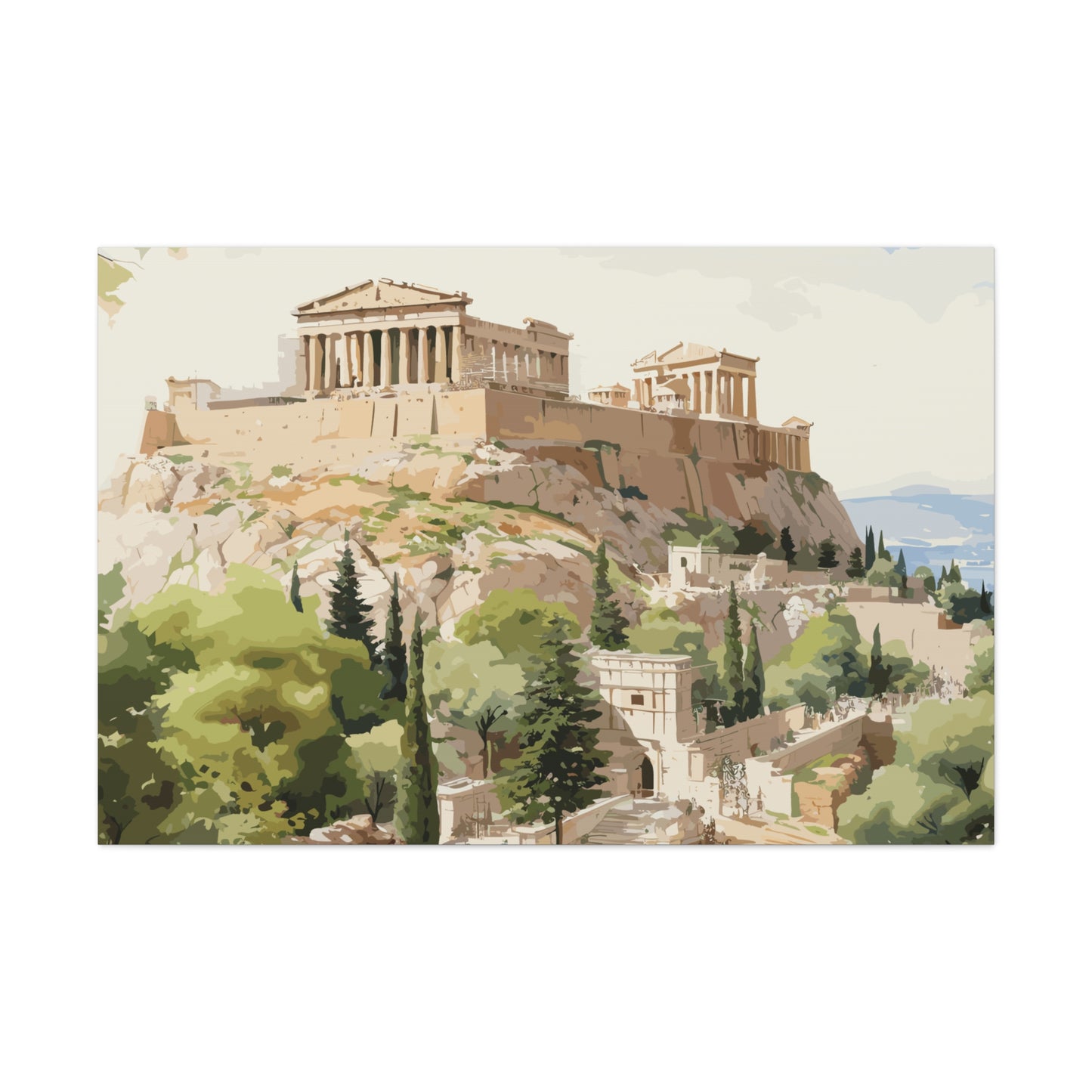 Greece, Canvas Gallery Wraps