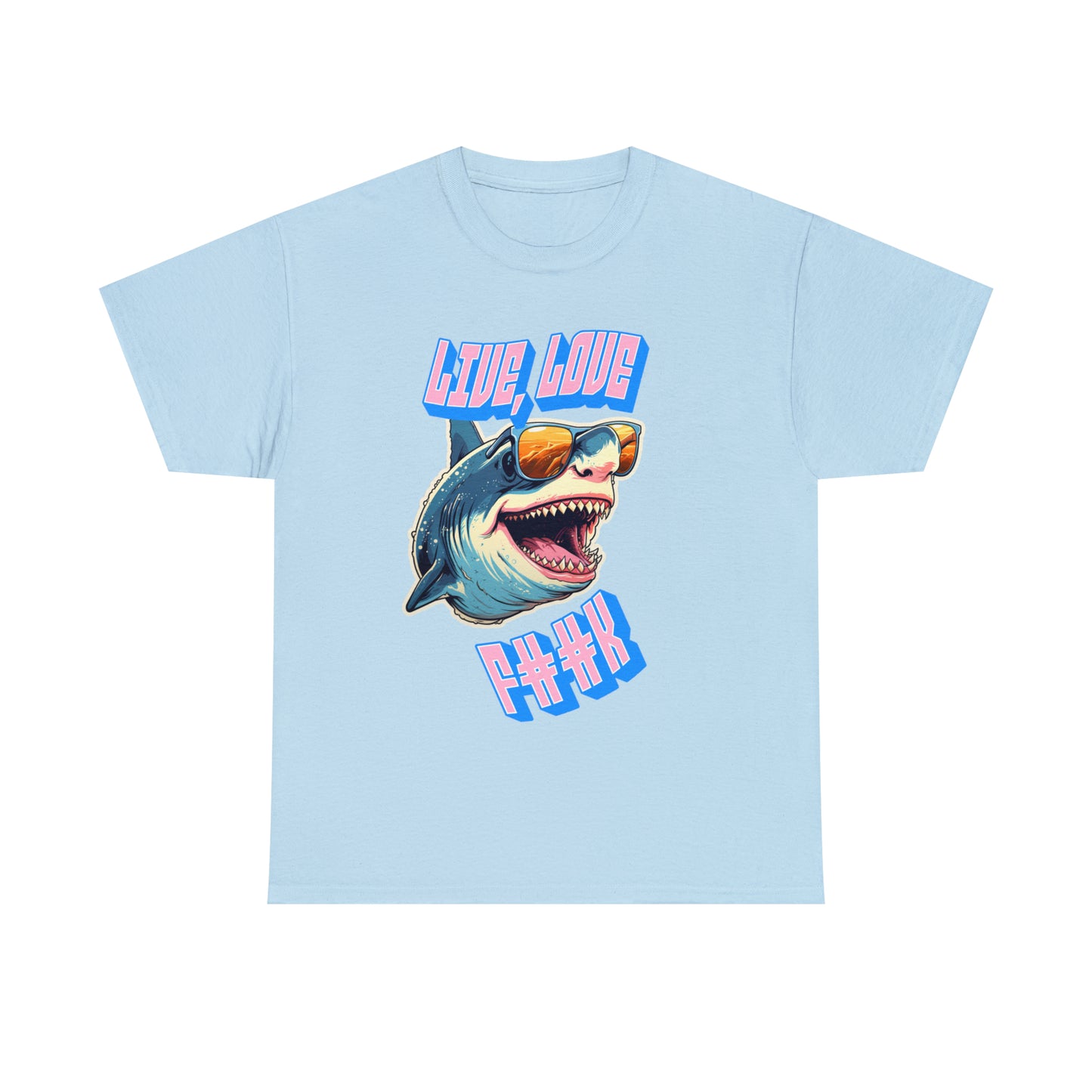 Unisex shark Heavy Cotton Tee