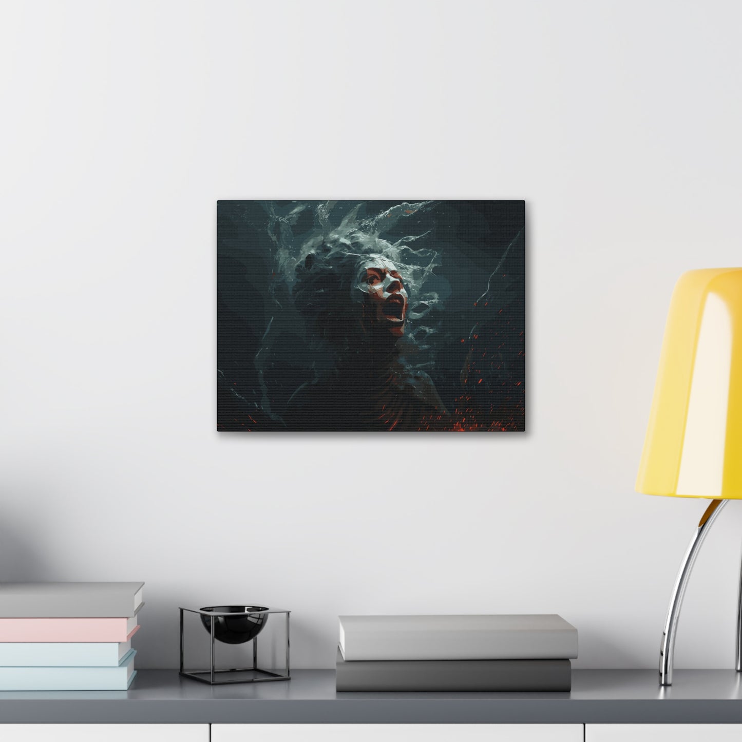 Siren Screams , Canvas Wrap