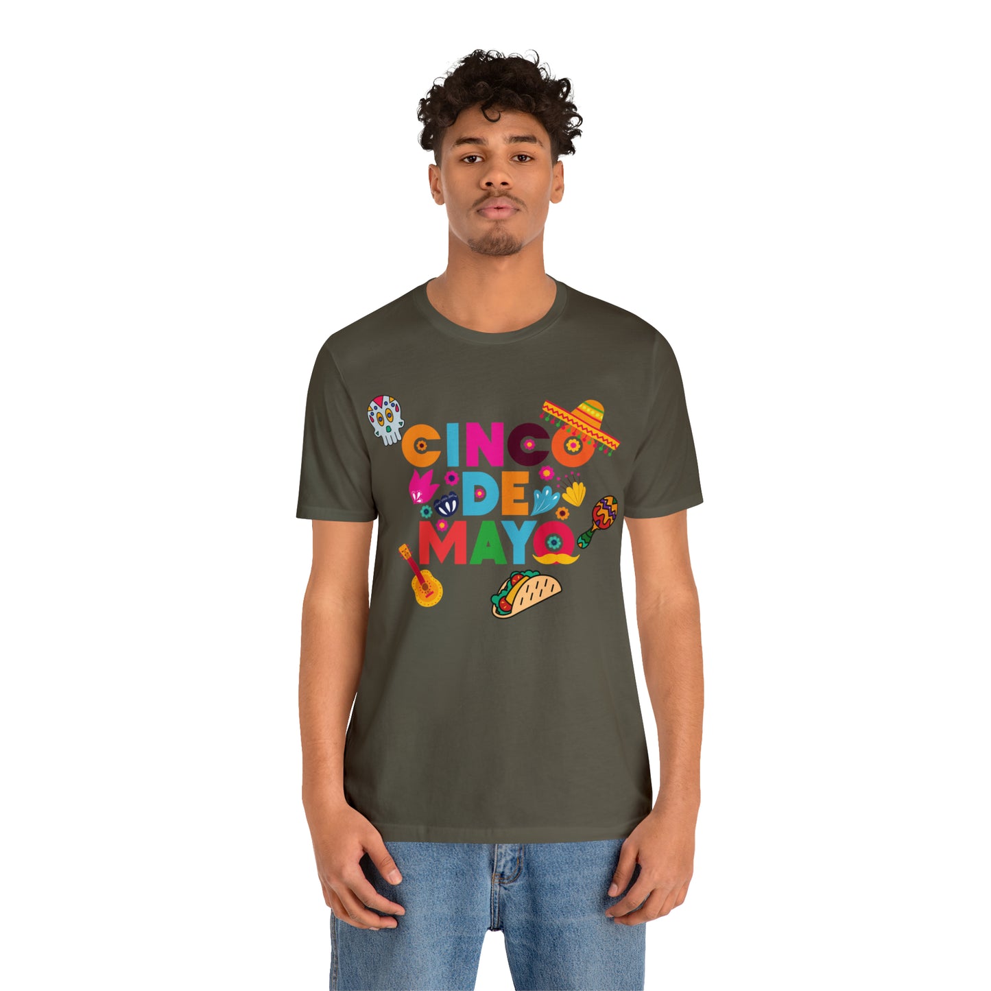 Unisex Cinco de Mayo Jersey Short Sleeve Tee