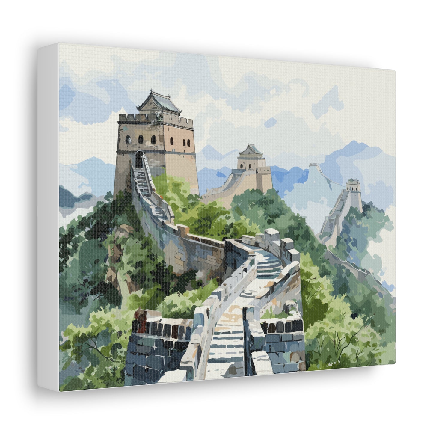 Great Wall Of China, canvas wrap