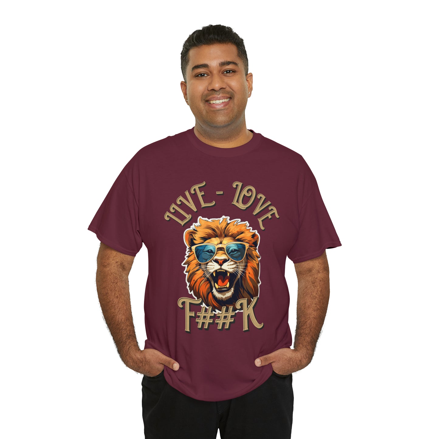 Unisex Lion Heavy Cotton Tee