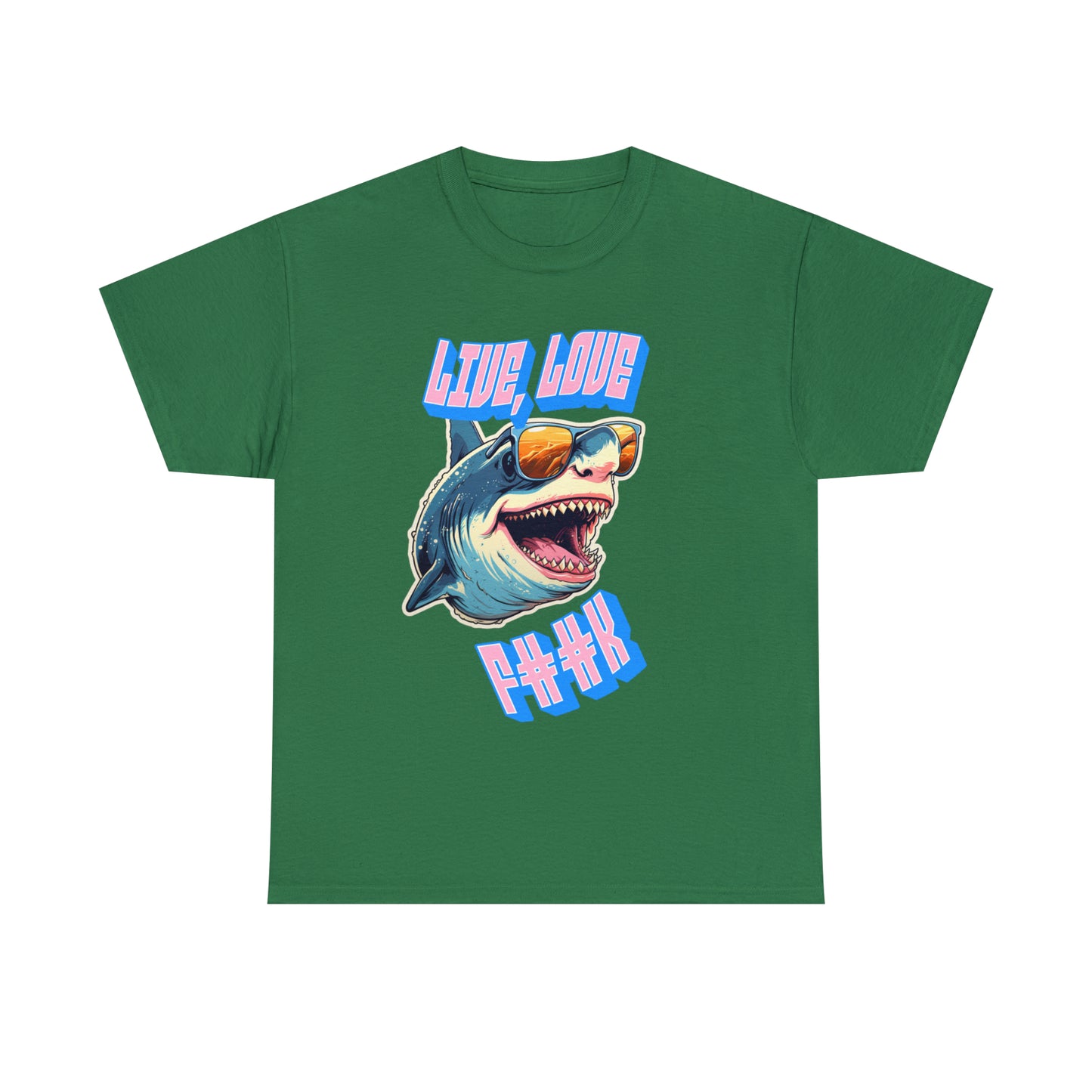 Unisex shark Heavy Cotton Tee