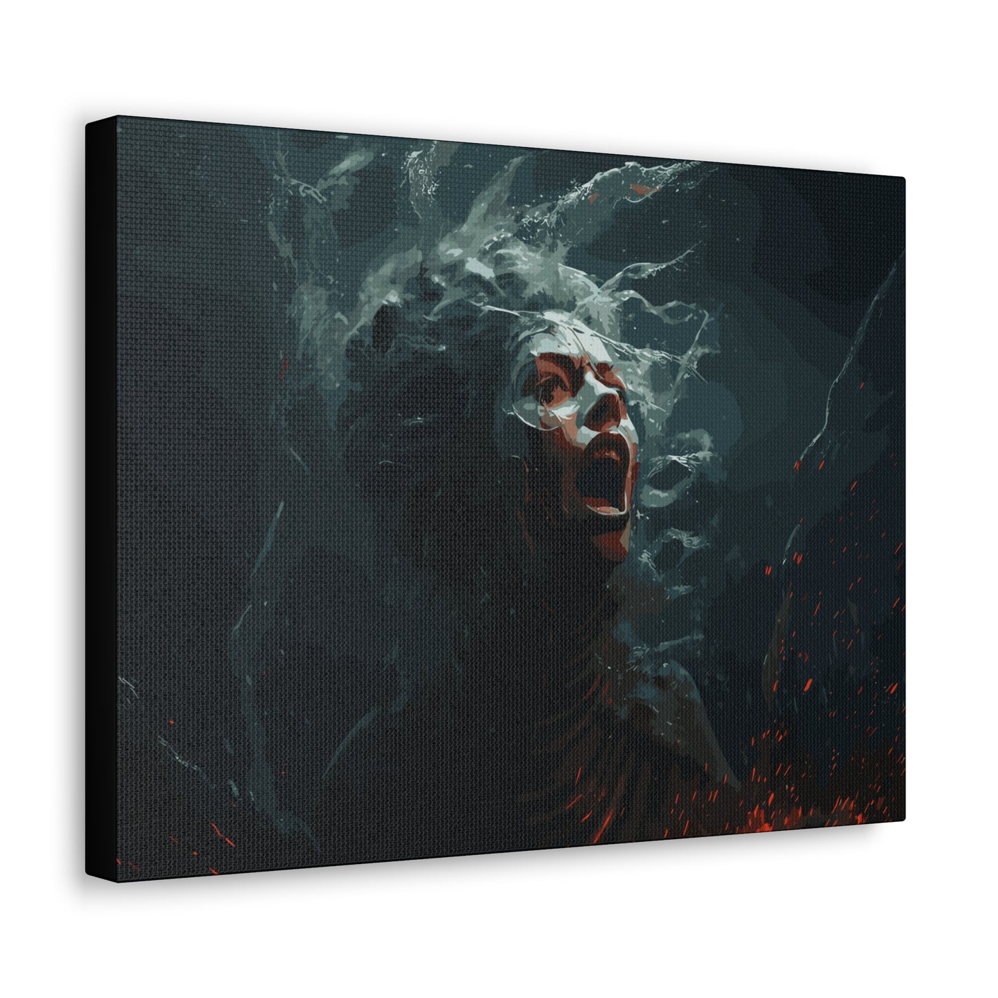 Siren Screams , Canvas Wrap