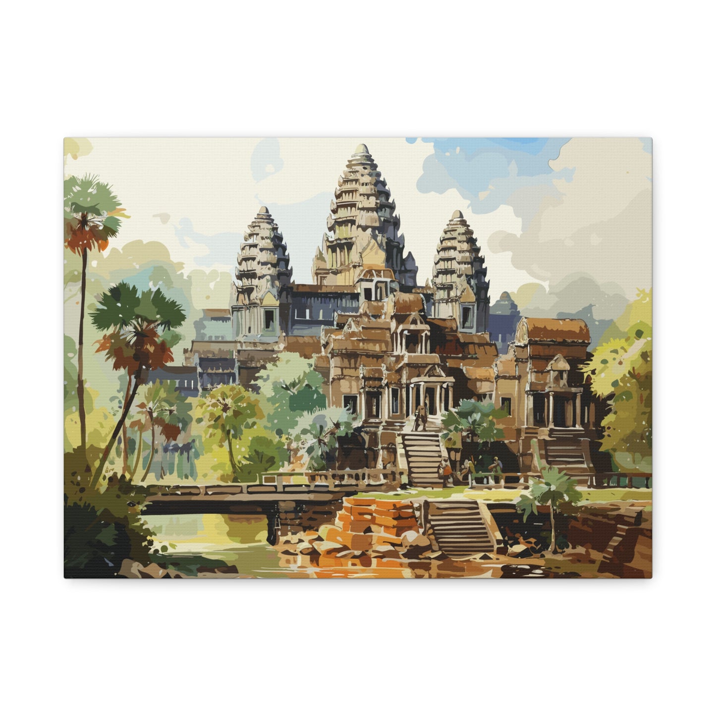 Angkor Wot, Canvas Gallery Wraps