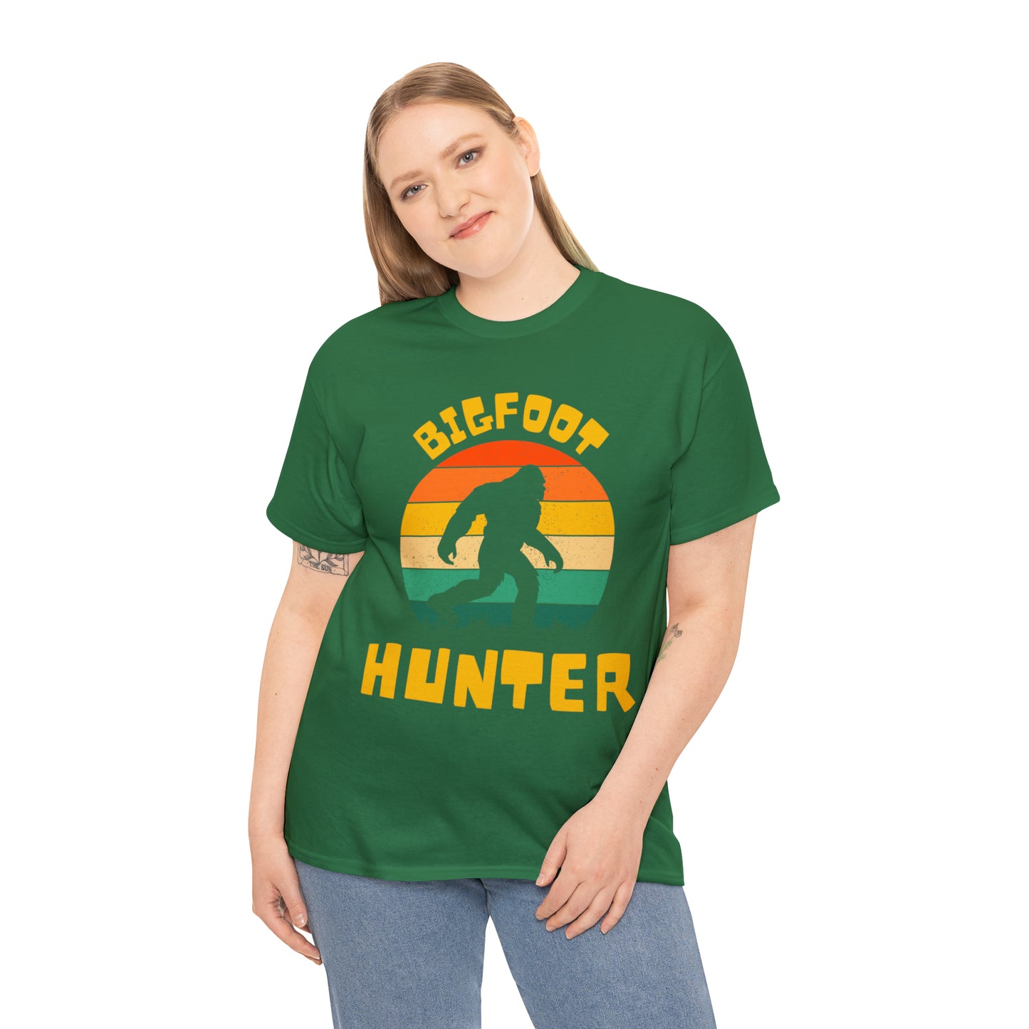 Unisex Bigfoot hunter Heavy Cotton Tee