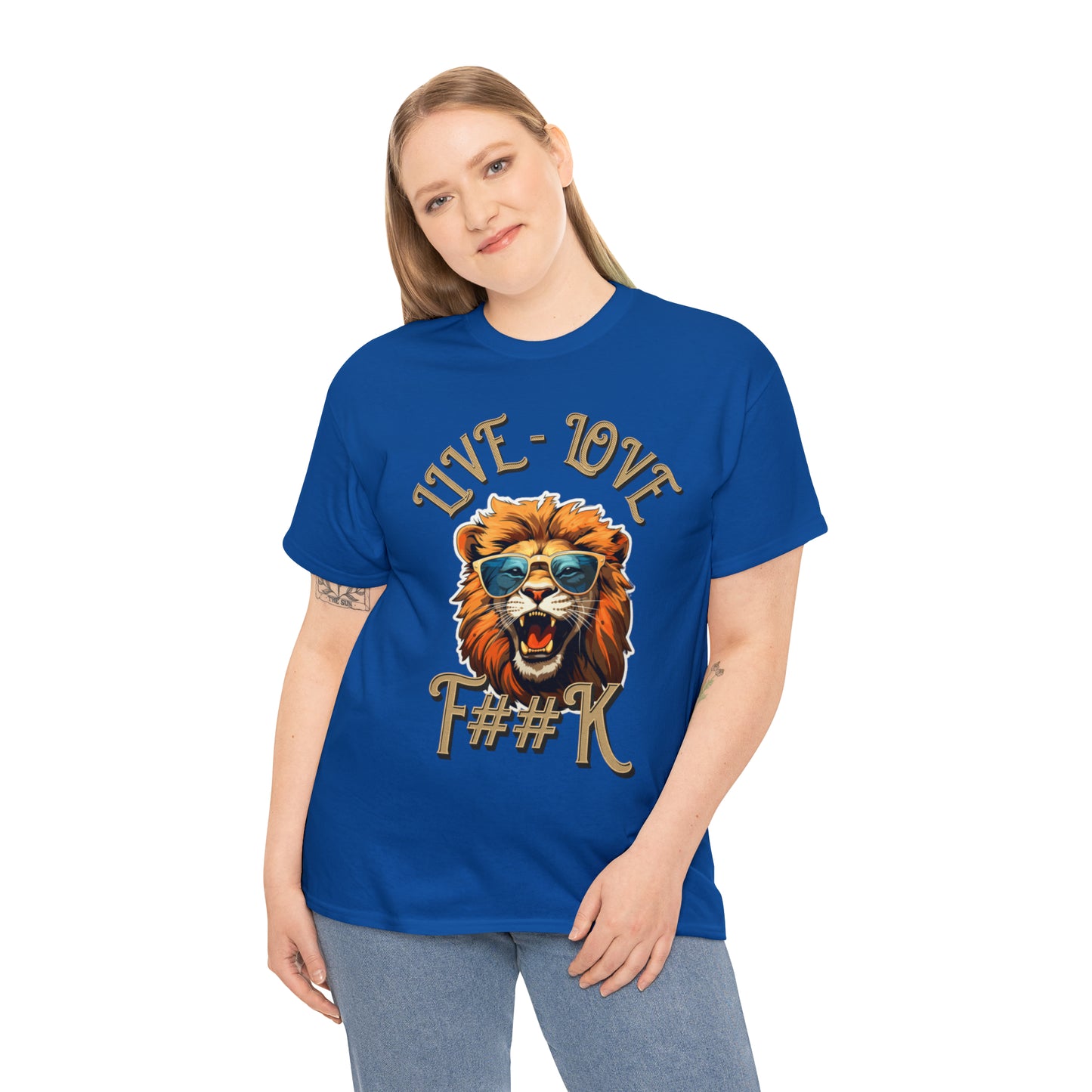 Unisex Lion Heavy Cotton Tee