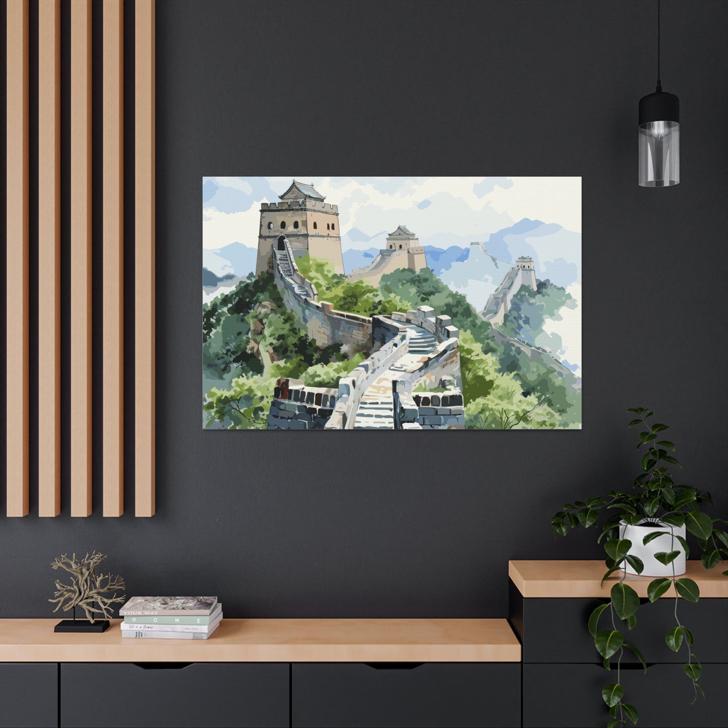 Great Wall Of China, canvas wrap