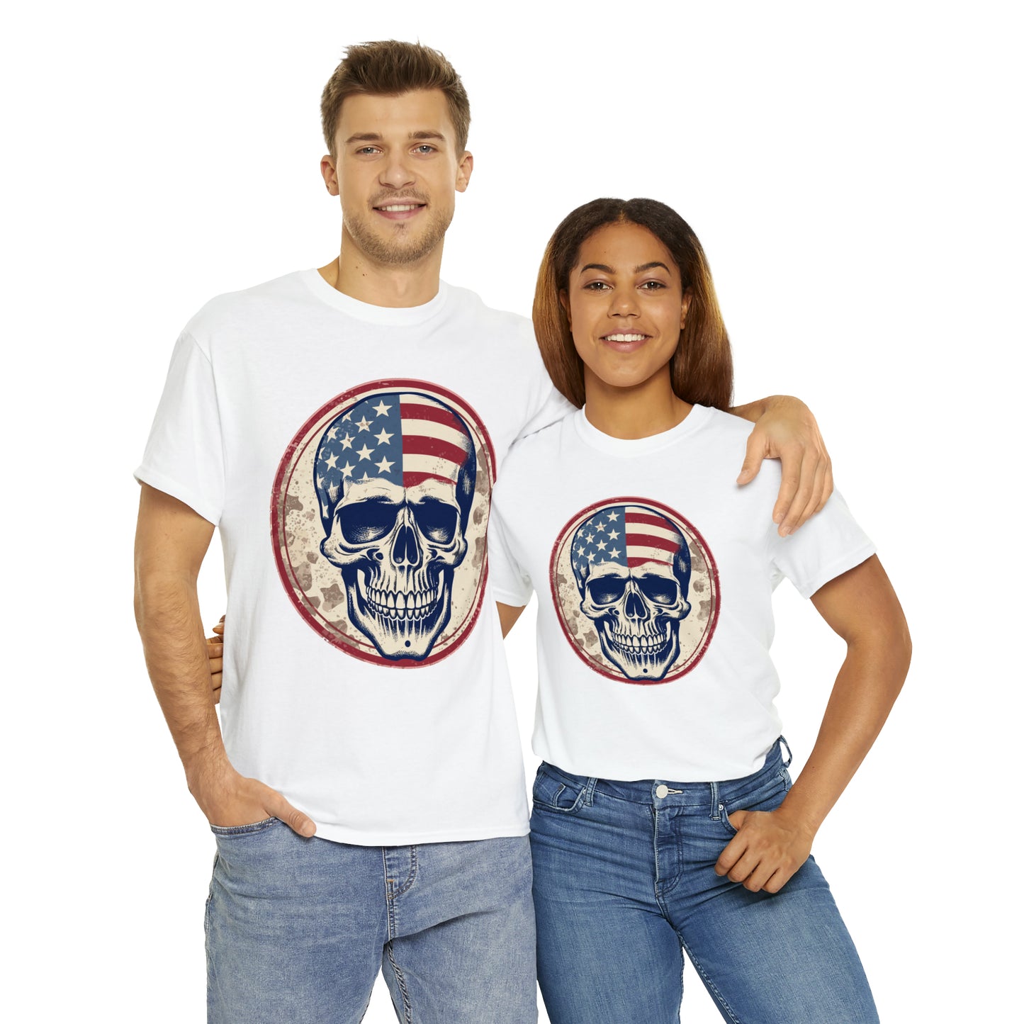 Skull, Unisex Heavy Cotton Tee