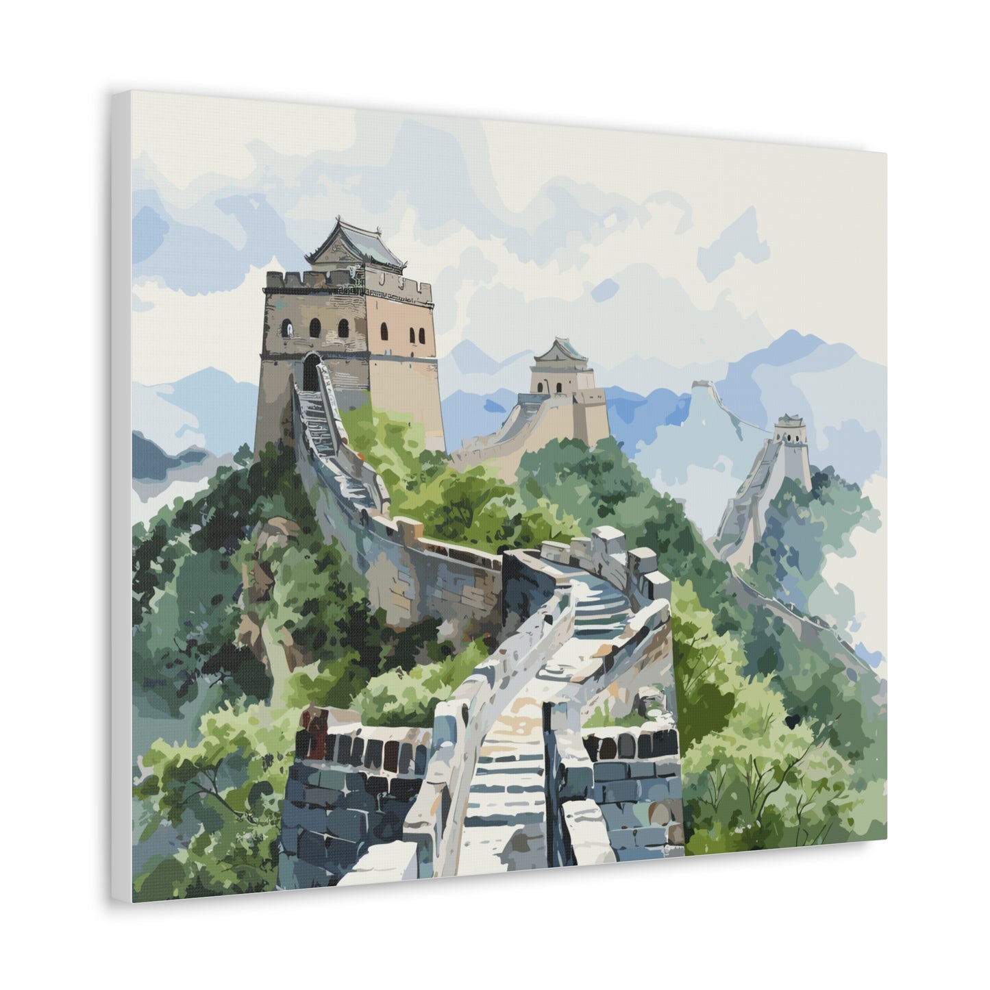 Great Wall Of China, canvas wrap