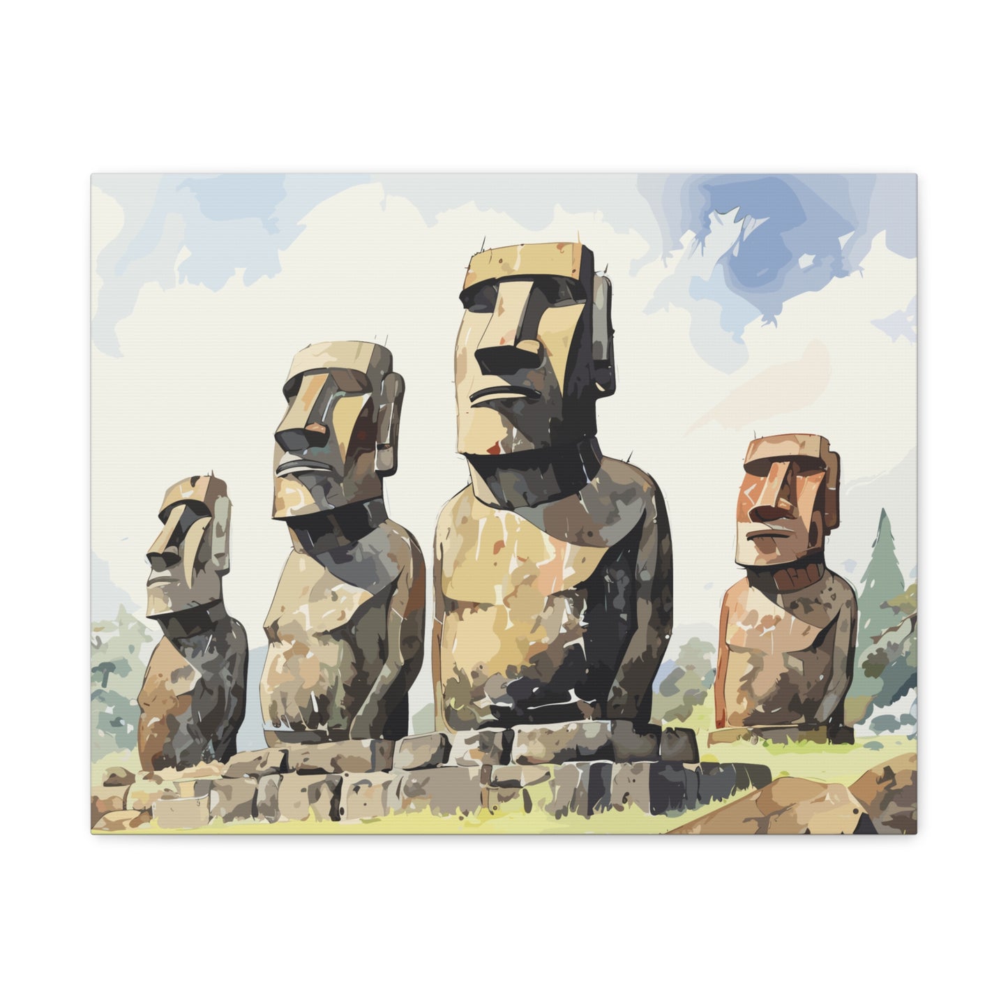 Easter Island, Canvas Gallery Wraps