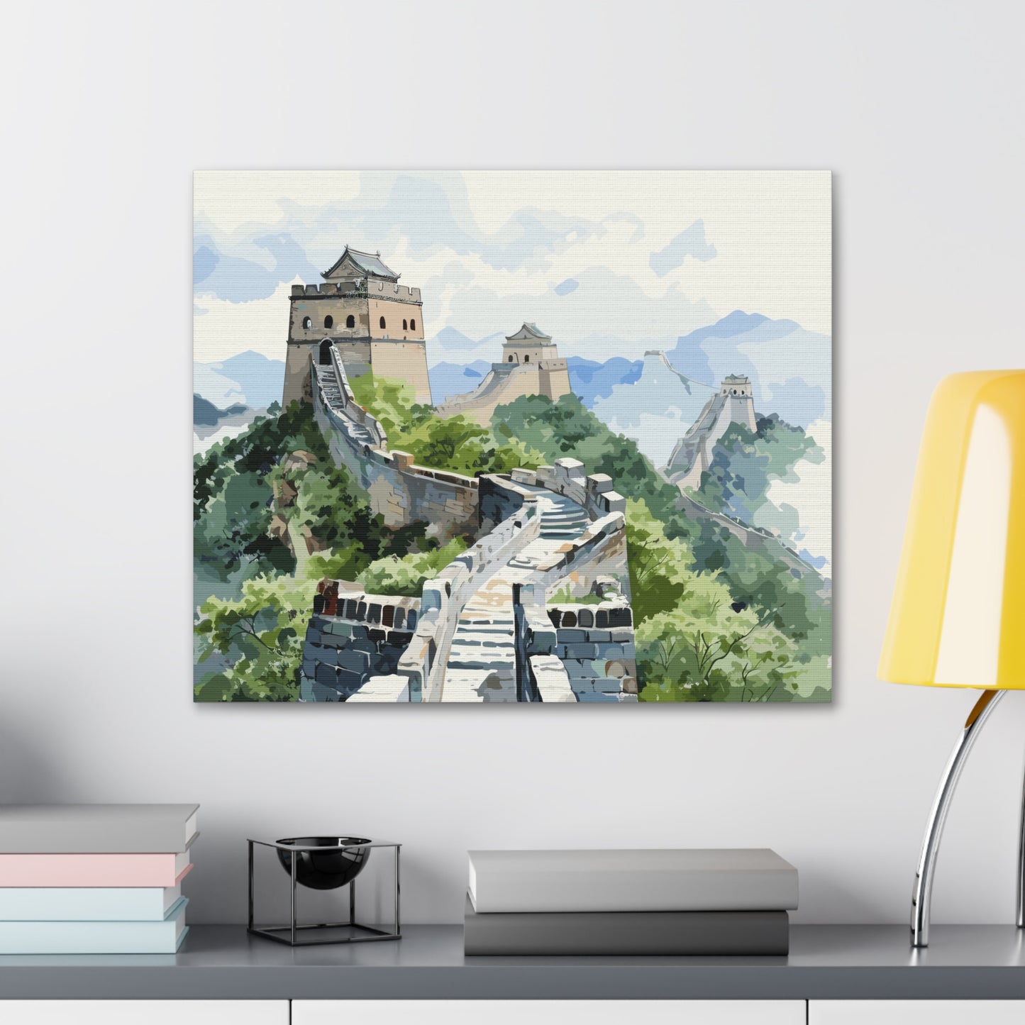 Great Wall Of China, canvas wrap