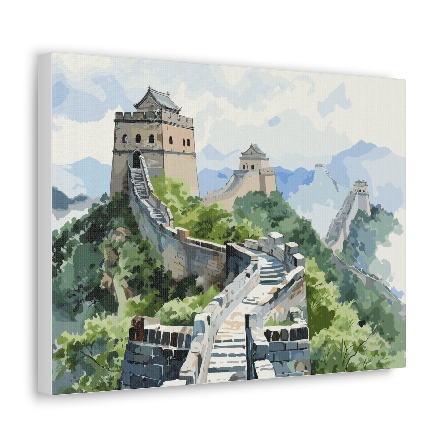 Great Wall Of China, canvas wrap