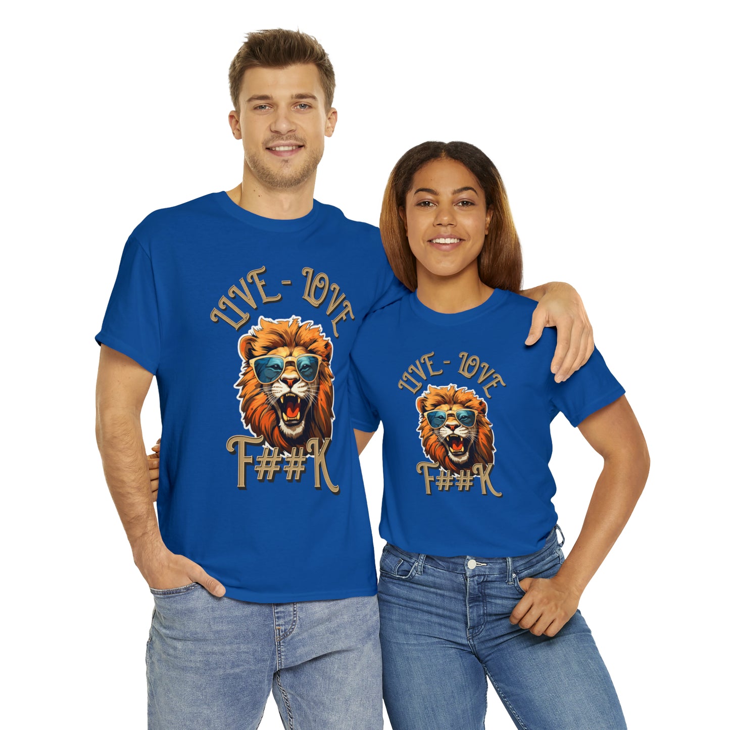 Unisex Lion Heavy Cotton Tee