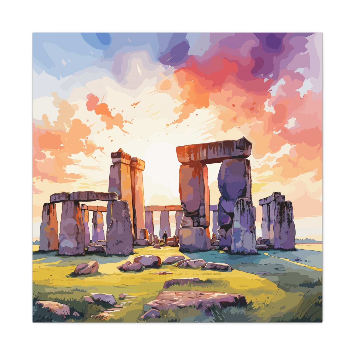 Stone sunrise, Canvas Gallery Wraps