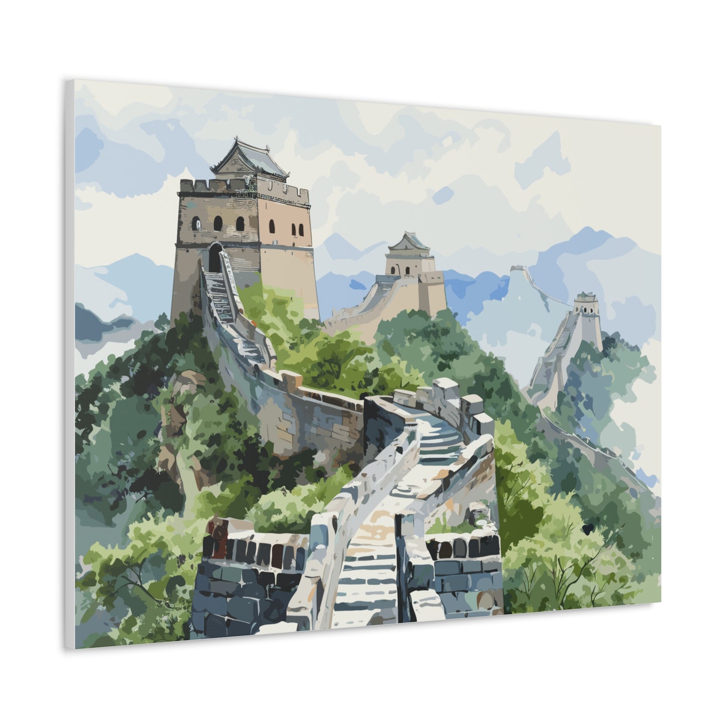 Great Wall Of China, canvas wrap