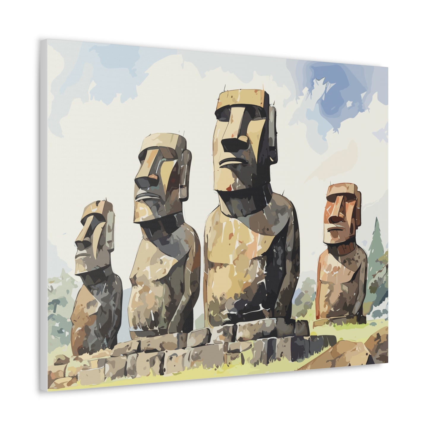 Easter Island, Canvas Gallery Wraps