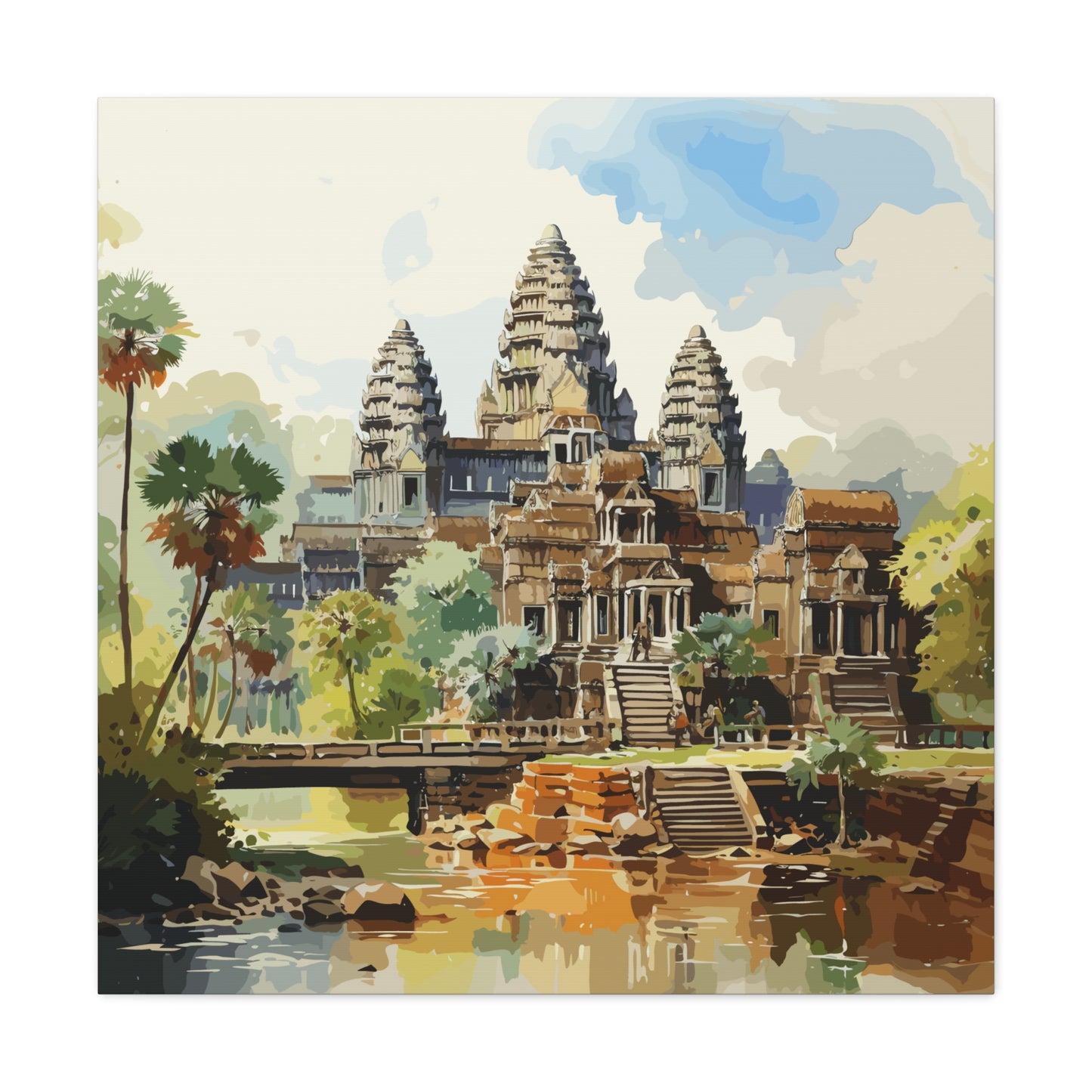 Angkor Wot, Canvas Gallery Wraps