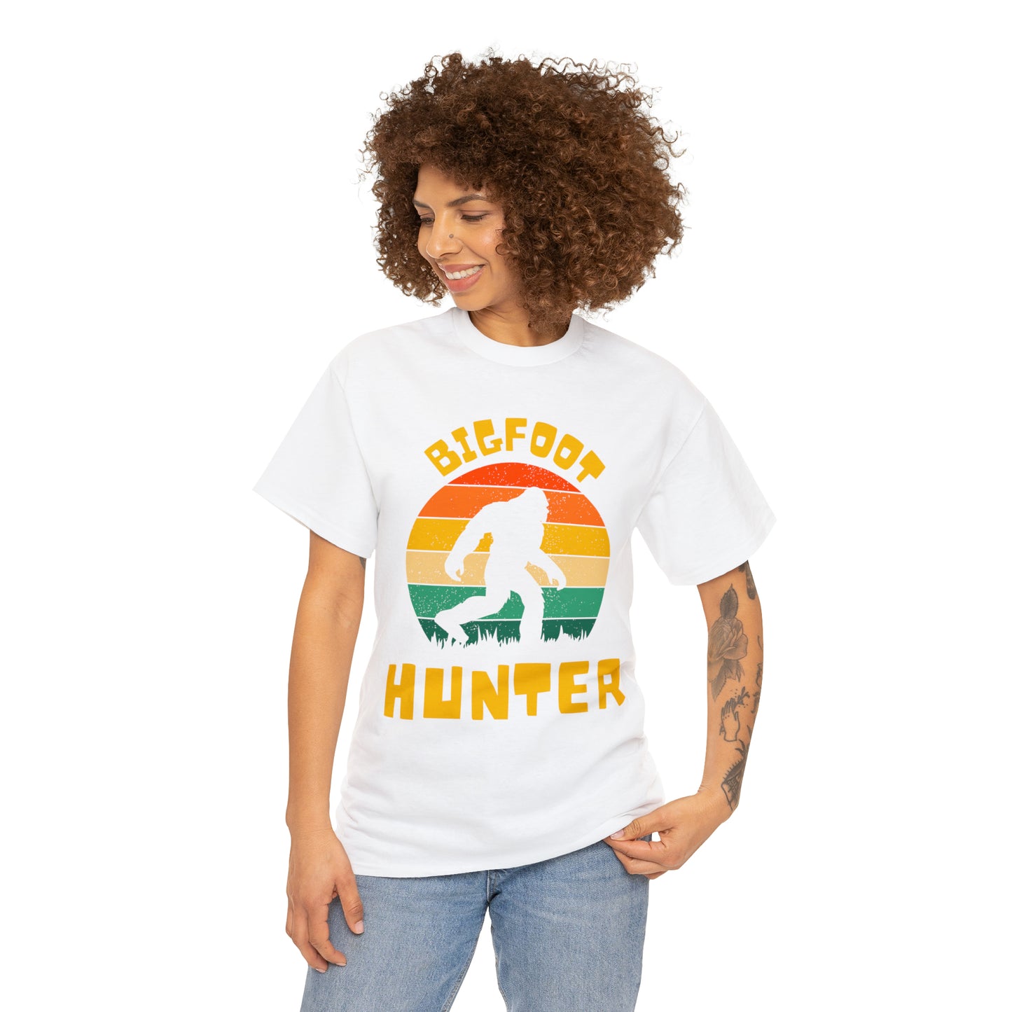 Unisex Bigfoot hunter Heavy Cotton Tee