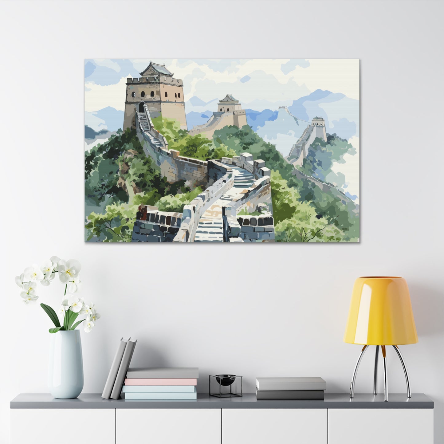 Great Wall Of China, canvas wrap