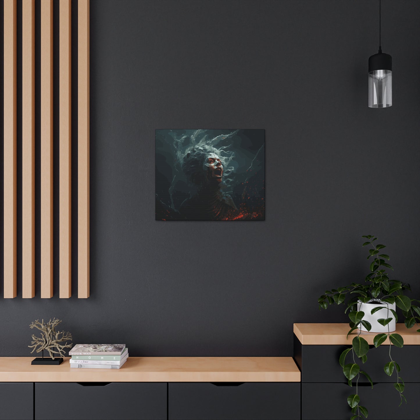 Siren Screams , Canvas Wrap