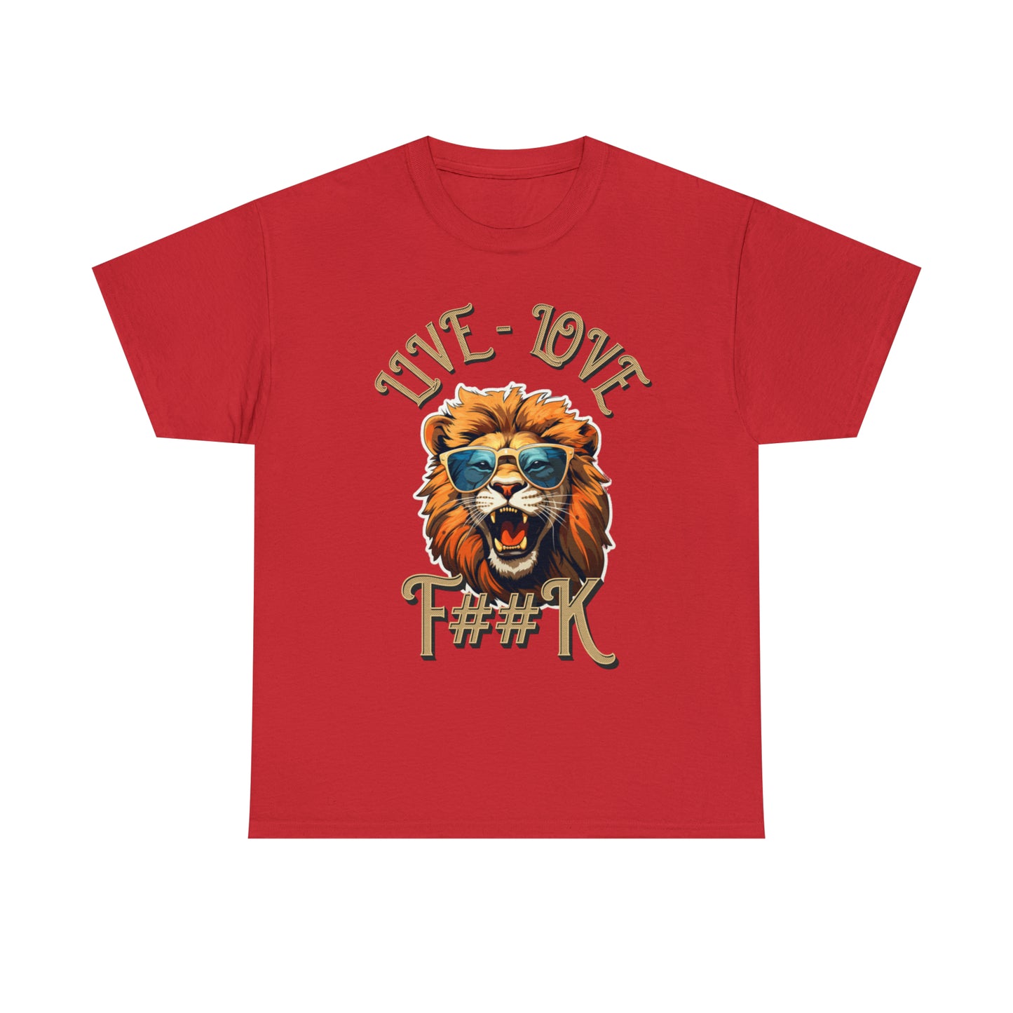 Unisex Lion Heavy Cotton Tee