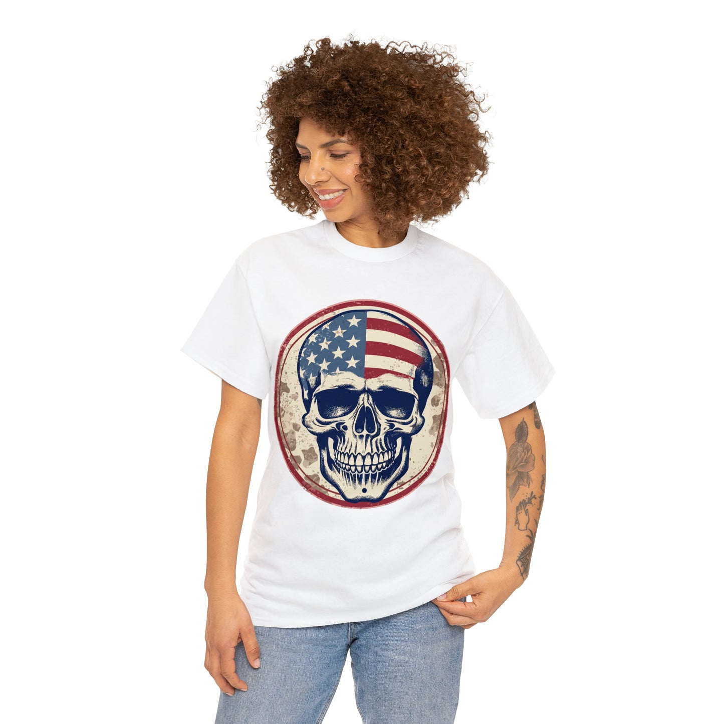 Skull, Unisex Heavy Cotton Tee