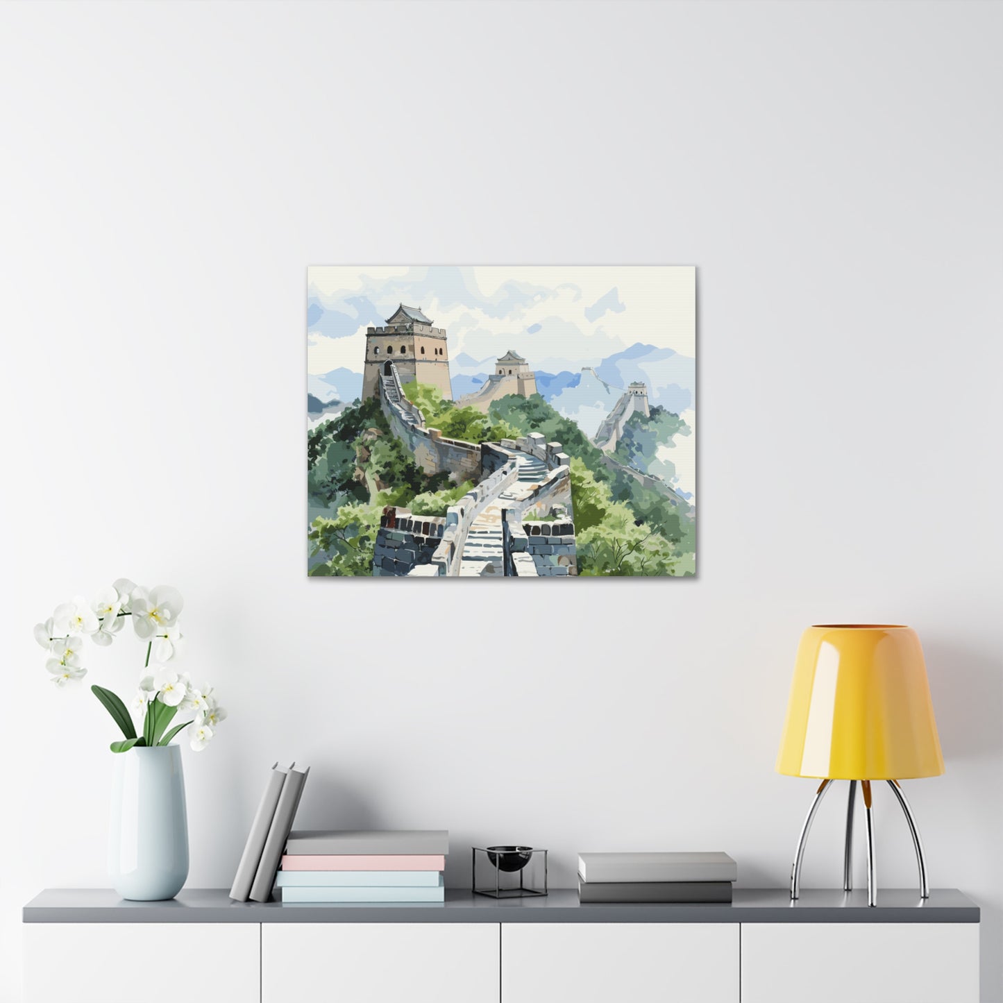 Great Wall Of China, canvas wrap