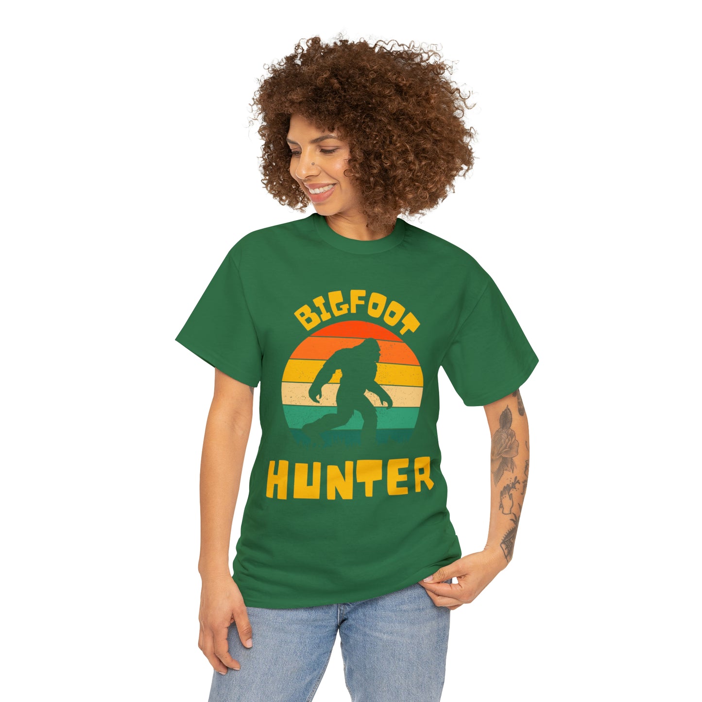 Unisex Bigfoot hunter Heavy Cotton Tee