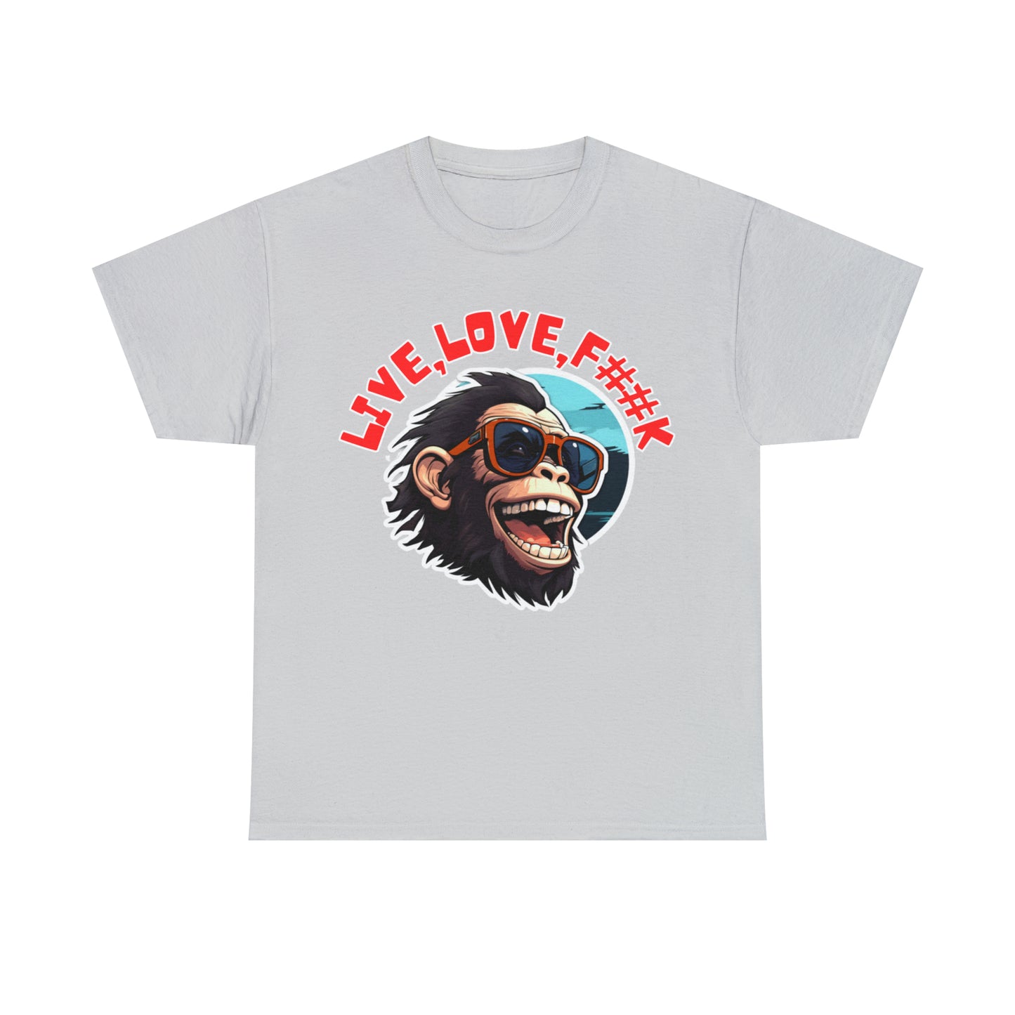 Unisex happy monkey Heavy Cotton Tee