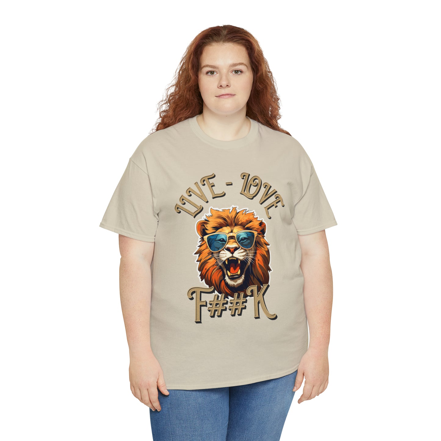 Unisex Lion Heavy Cotton Tee