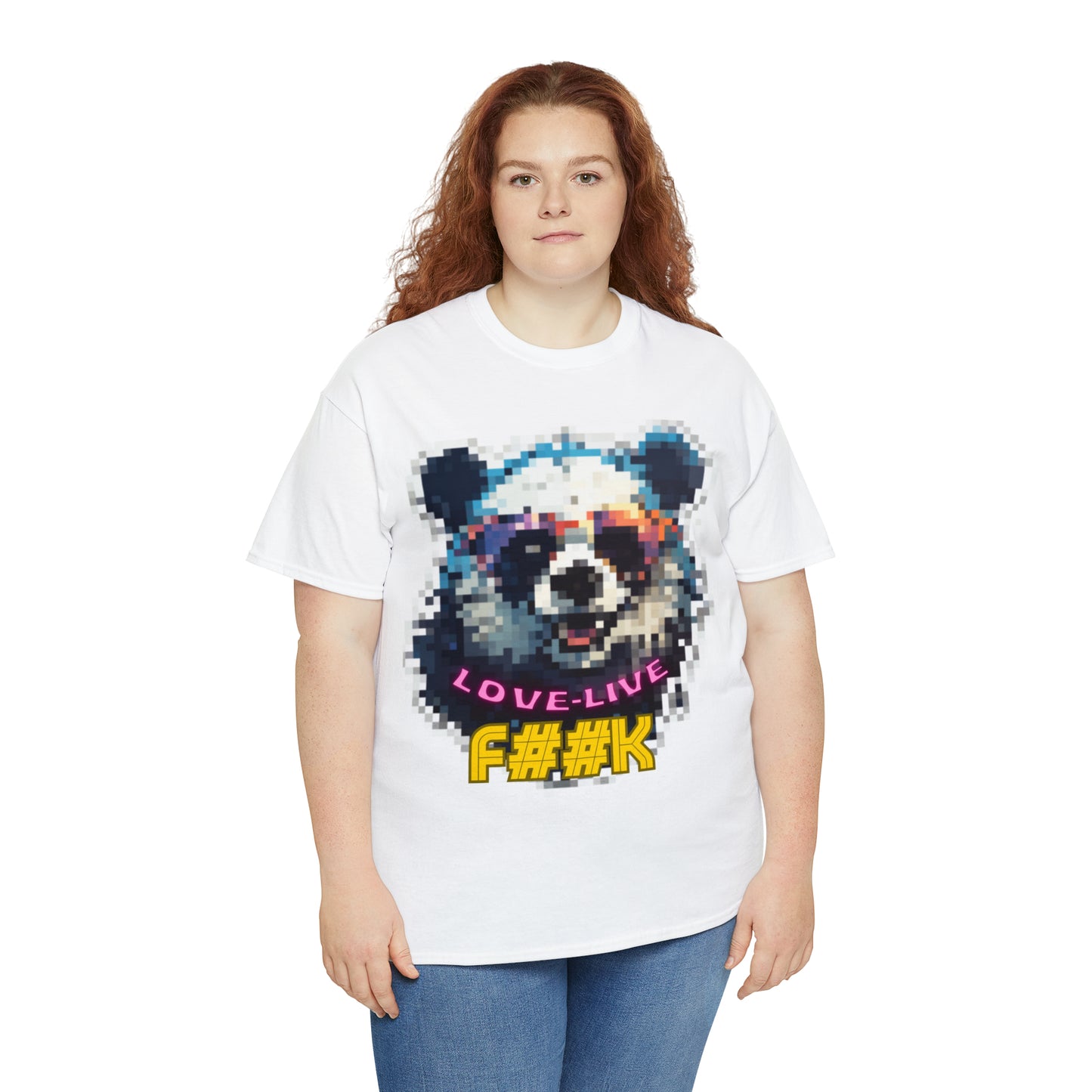 Unisex panda Heavy Cotton Tee