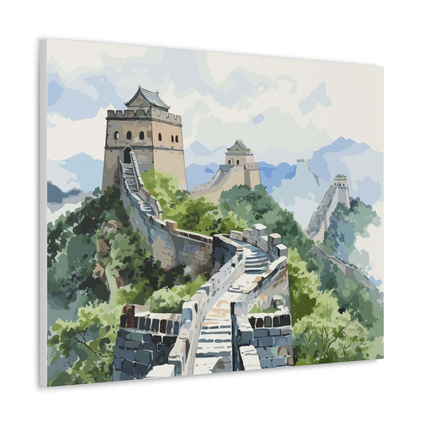 Great Wall Of China, canvas wrap