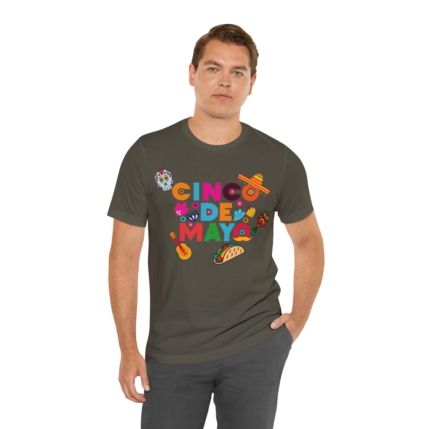 Unisex Cinco de Mayo Jersey Short Sleeve Tee