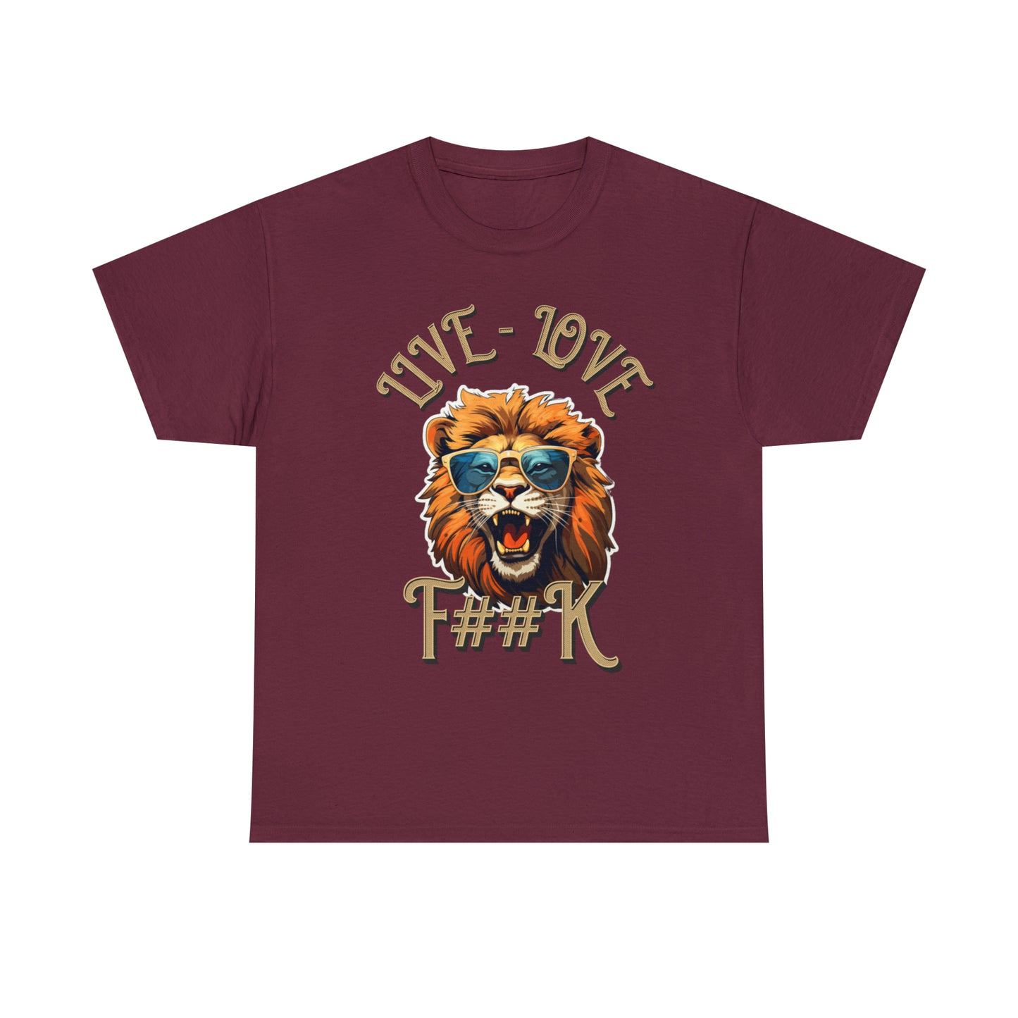 Unisex Lion Heavy Cotton Tee