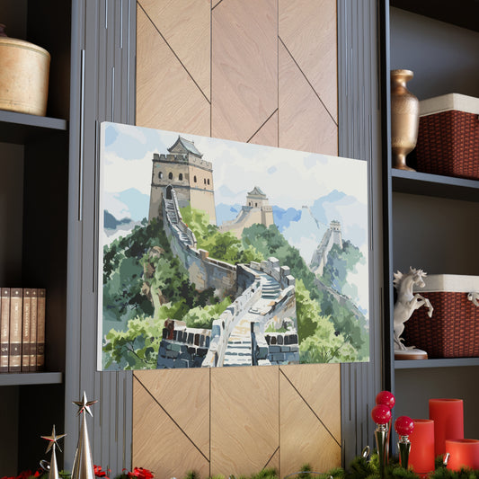 Great Wall Of China, canvas wrap