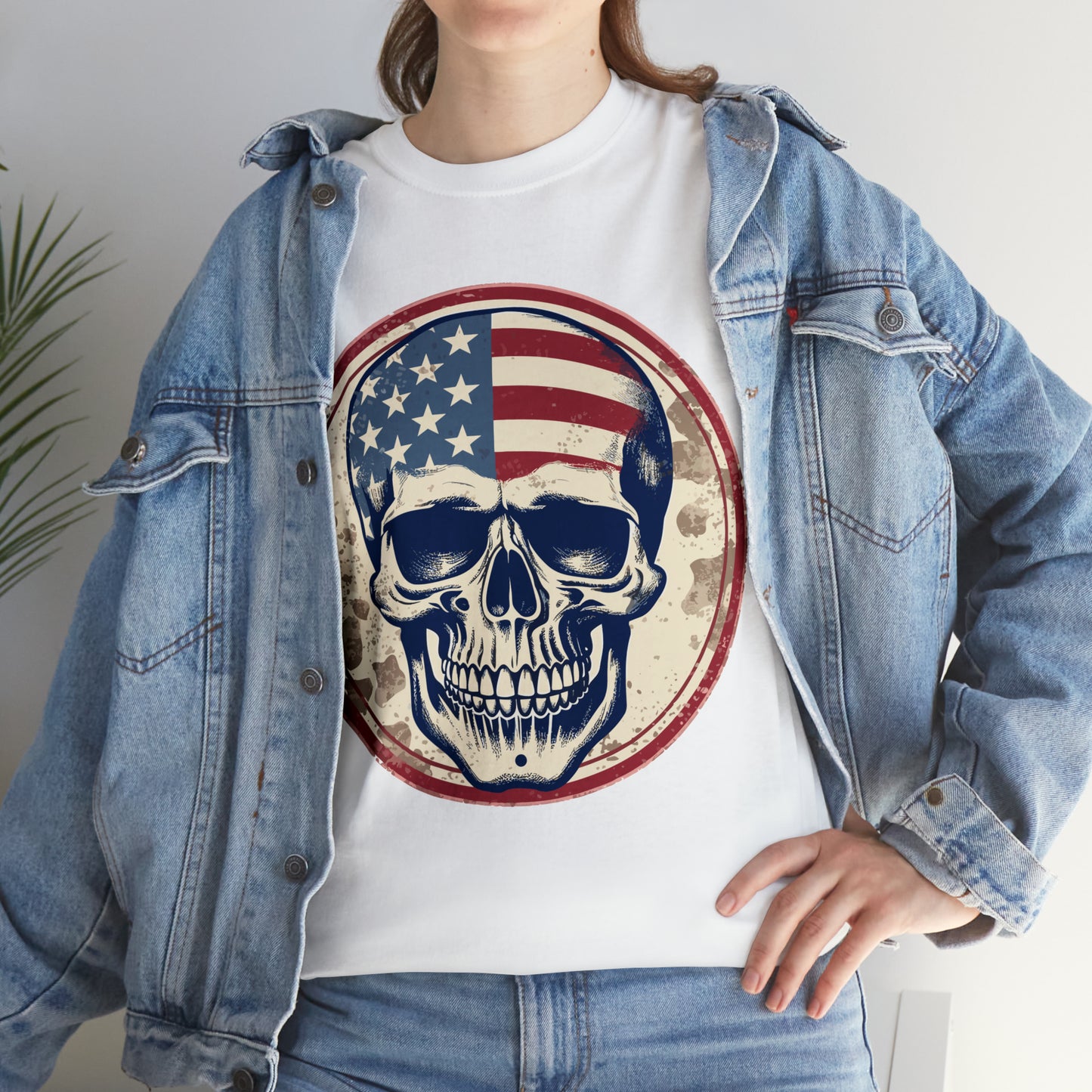 Skull, Unisex Heavy Cotton Tee