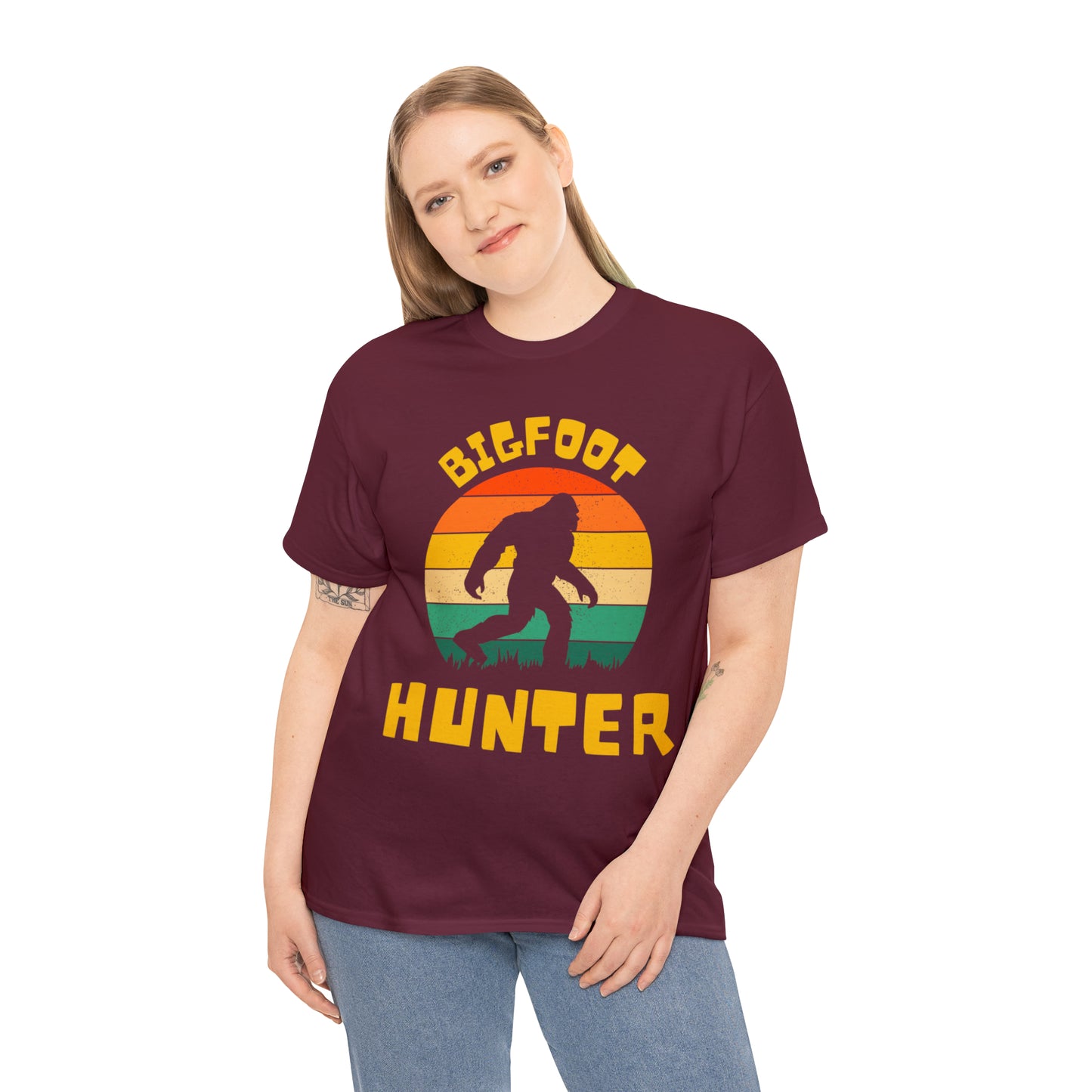 Unisex Bigfoot hunter Heavy Cotton Tee