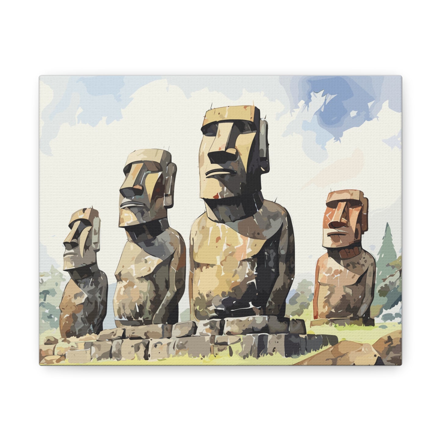 Easter Island, Canvas Gallery Wraps