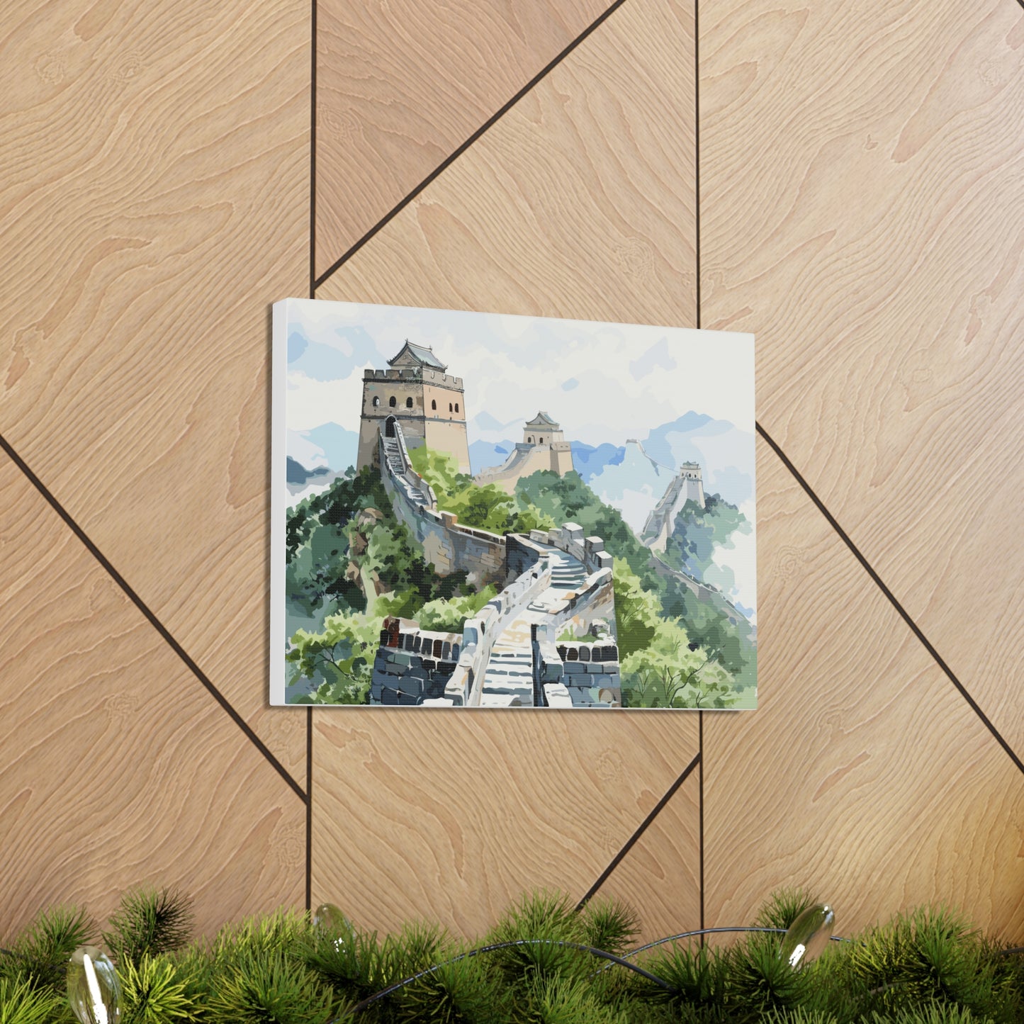 Great Wall Of China, canvas wrap