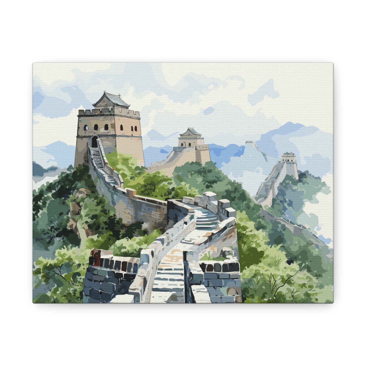 Great Wall Of China, canvas wrap